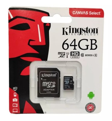 KARTA PAMIĘCI KINGSTON 64 GB