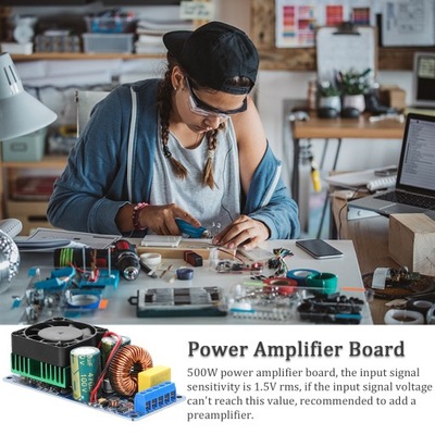 500W IRS2092S Digital Power Wampflifier Board mono kanał Moduł Moduł PV