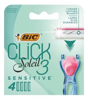 Bic Soleil 3 Click Sensitive Wkłady do maszynki