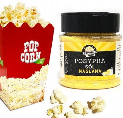POSYPKA DO POPCORNU SÓL MAŚLANA 200g PopcornSpices 200 g