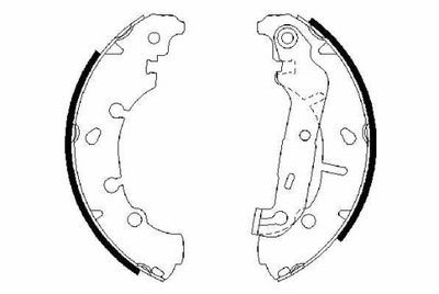 КОЛОДКИ ТОРМОЗНЫЕ FORD FIESTA 00-08 BOSCH!