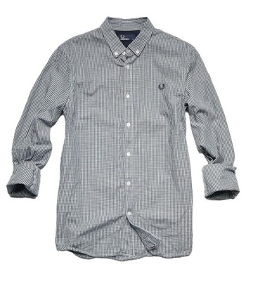 Fred Perry koszula button down kratka classic premium M