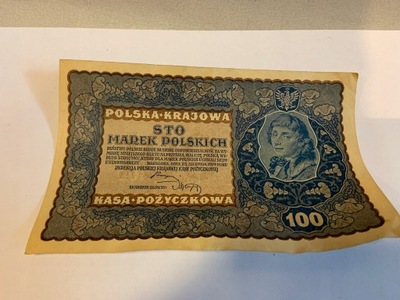 100 MAREK POLSKICH 1919 IJ SERIA S 643830