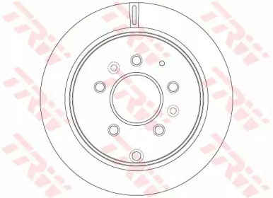 Trw df6291 диск тормозная фото №1