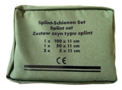 Zestaw 4 szyn typu Splint - zielone