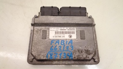 КОМПЬЮТЕР ДВИГАТЕЛЯ SKODA FABIA I 1.4B 44KW 02R HB