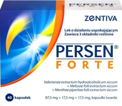 Persen Forte lek uspokajający 40 kapsułek