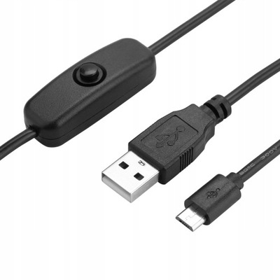 Kabel zasilający Micro USB z wyłącznikiem ON OFF