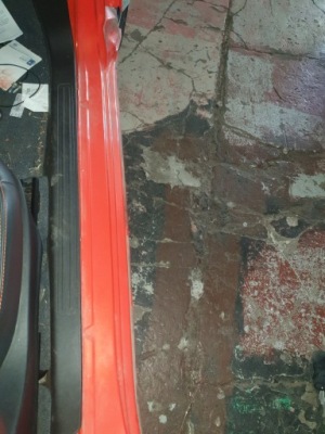 Молдинг пластик порог порог fiat 500 правая левая фото №1