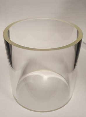 Rura szklana szkło wzierne latarka 100mm
