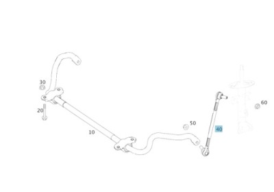 Mercedes-benz оригинальный номер a 212 320 11 89 соединитель стабилизатора фото №1