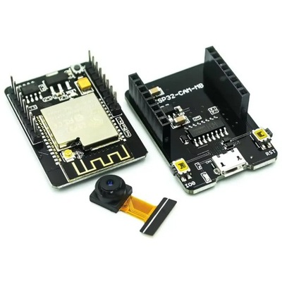 Zestaw ESP32-CAM, ESP32-CAM-MB, OV2640 - łatwy w użyciu i pełen możliwości!