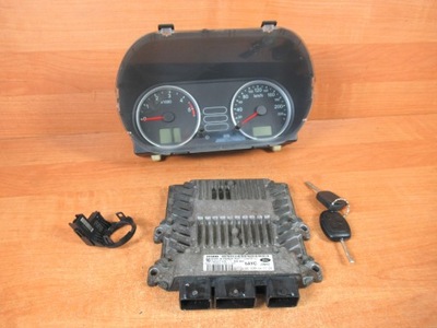 КОМПЬЮТЕР КОМПЛЕКТ FIESTA MK6 1,4 TDCI 3S61-12A650-LC