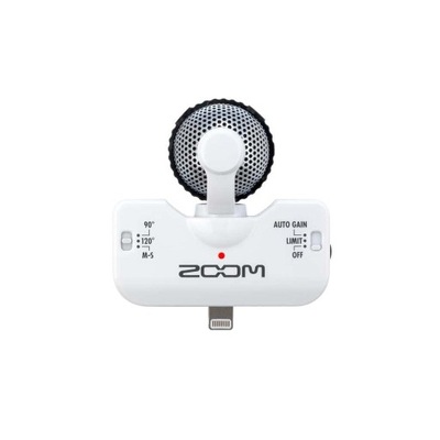 Mikrofon Zoom iQ5 White Stereo do iPhone i iPad