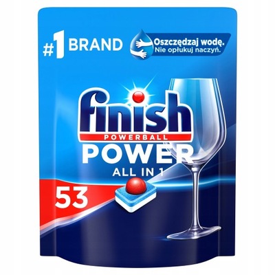 Finish Power All in 1 tabletki do zmywarki 53 szt