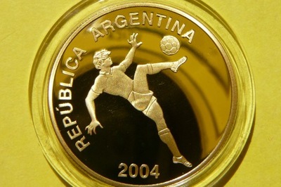 10 PESOS ARGENTYNA FIFA WORLD CUP Au 999 6,7g +CER