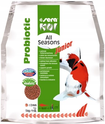 Pokarm Sera Koi Junior All Seasons Probiotic 5kg