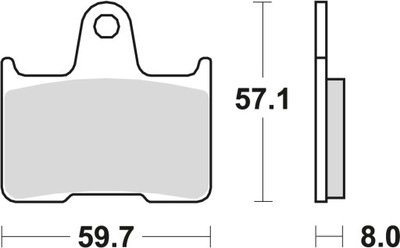 TRW LUCAS КОЛОДКИ ГАЛЬМІВНІ KH254 ORGANIC VT 750 10-15 CB 1300 98-02 CB 1300