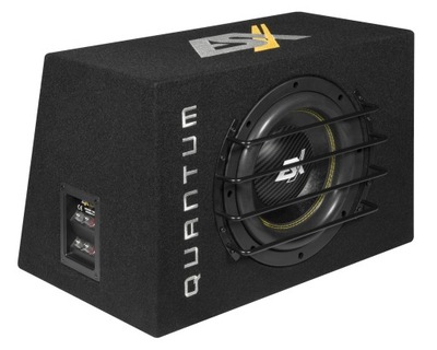 ESX QXB10 - skrzynia basowa, średnica subwoofera 25 cm, moc RMS 600 Wat