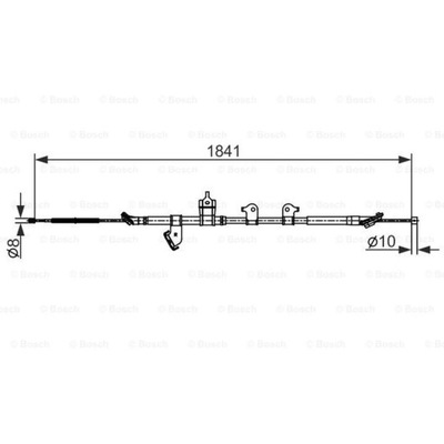 CIEGLO, HAMULEC AUTÓNOMO BOSCH 1 987 482 568  