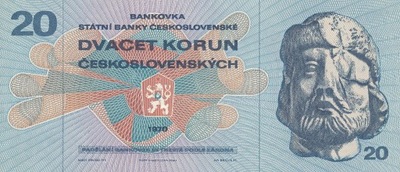 [MB13715] Czechy 20 koron 1970 UNC