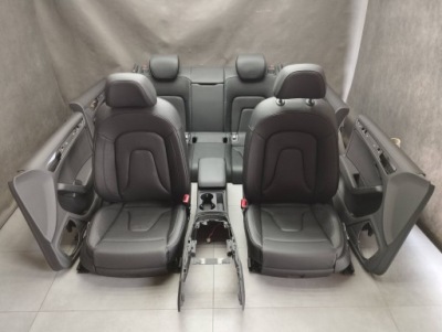 Audi a5 8t сидіння обшивки шкіра вентильовані фото №1