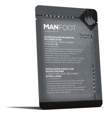 ManFoot złuszczające skarpety dla mężczyzn XL