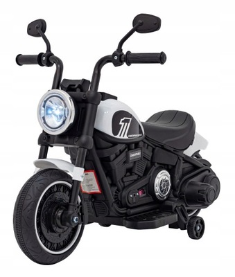 Motor dla dzieci na akumulator elektryczny Chopper FASTER Biały