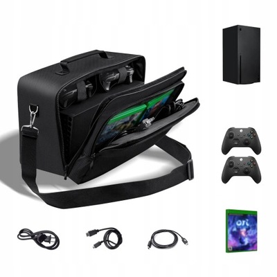 Torba na konsolę Xbox Series X i dwa pady