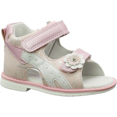 Sandały dla dziewczynki usztywniane różowe ROZ. 26