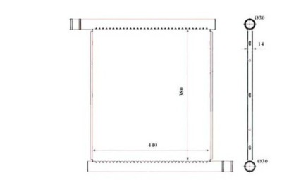 Nrf радиатор smart 0,8cdi/1,0 07- фото №1
