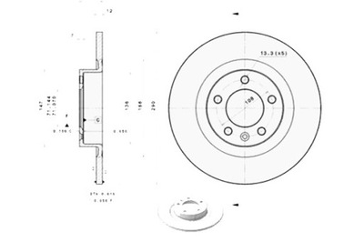 JUEGO DISCO DE FRENADO BREMBO +REGALO  