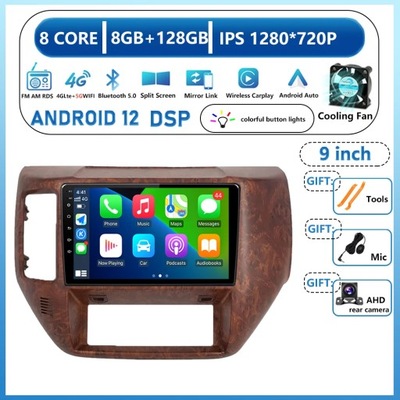 MULTIMEDIALNA NAVEGACIÓN GPS ANDROID 12 PARA NISSAN PATROL V5 Y61 2004-2021  