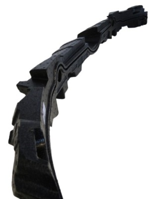 Mercedes-benz оригінальний номер a1928809101 mercedes абсорбер піна пінополістирол w бампер передній sl r232 232 amg gt 192 абсорбер бампера передній фото №1