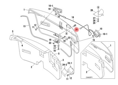 CERRADURA DE TAPA 0378219160 TAKEUCHI TB228 TB235  