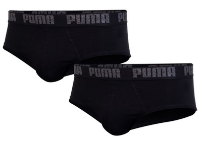 PUMA MAJTKI MĘSKIE 2 PAK BLACK r. M