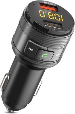 Transmiter samochodowy ZEALIFE Szybkie ładowanie USB MP3