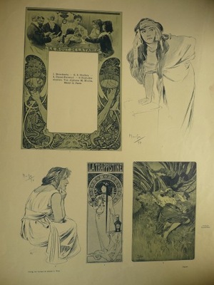 boska secesja - Alfons Mucha, oryg. 1898
