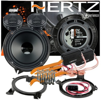 HERTZ DSK160 ALTAVOCES VOLVO S70 V70 PARTE DELANTERA DISTANCIAS  