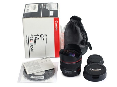 Obiektyw Canon EF 14 mm f/2.8 L II USM Komplet Stan Idealny