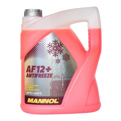Mannol Płyn do chłodnic Af12 G12+ 5L Różowy