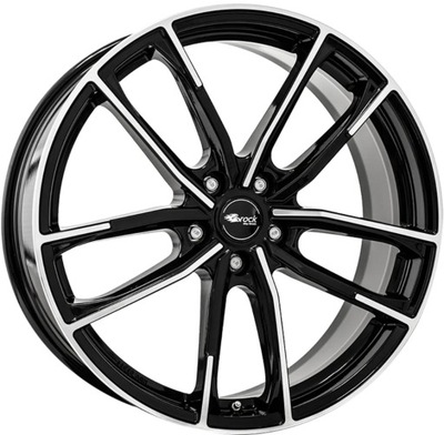 DISCS 18 X 8 ET45 5X114.3 72.6 BROCK B38 BLACK  