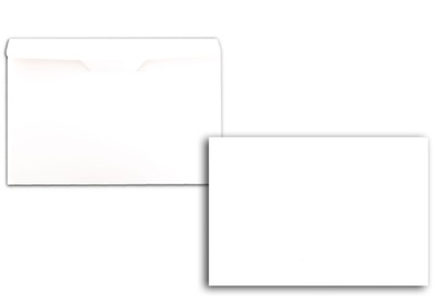 Etui, folder na zdjęcia, karton 15x23 Białe bez nadruku