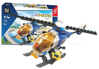 Klocki Blocki 2 w 1. My Police, 95 elementów Blocki