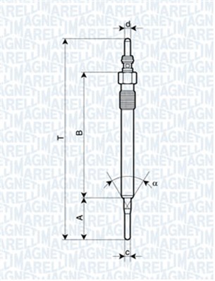 MAGNETI MARELLI 062900061304 СВЕЧА НАКАЛА