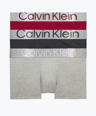 CALVIN KLEIN 3-PACK MAJTKI MĘSKIE BOKSERKI Z LOGO M 2A2D1_D*