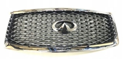 Решётка радиатора решётка  бампера infiniti qx80 2018 новый оригинальный номер фото №1