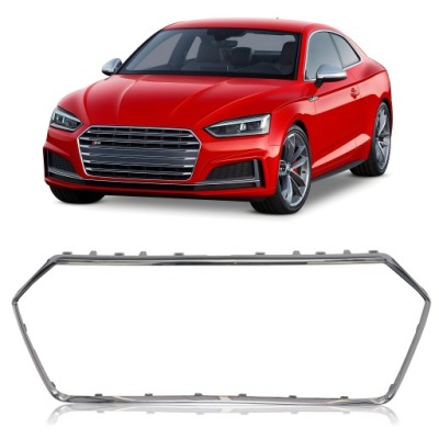 Audi a5 s5 b9 17-19 przed faceliftingiem рамка решітка хромована 8w6853651r фото №1