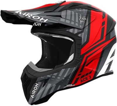 KASK NA CROSSA ATV AIROH AVIATOR ACE 2 PROUD RED MATT S