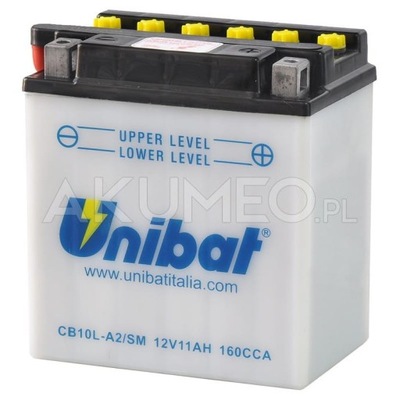 BATERÍA CB10L-A2/SM 12V 11AH P UNIBAT SWIEZY  